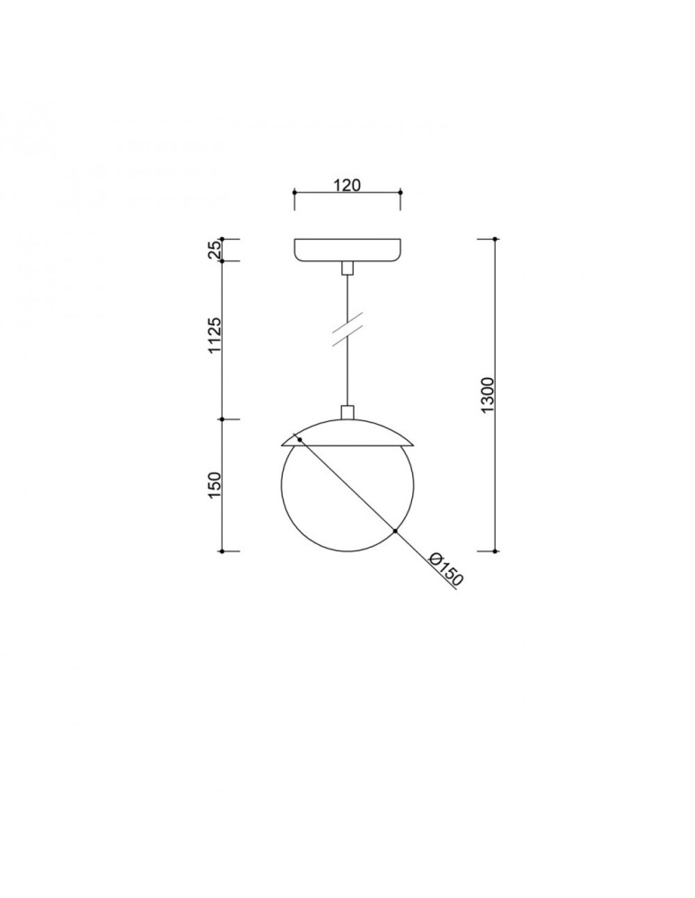 UMMO KUUL F czarna sufitowa lampa wisząca KLF122P0