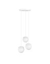 UMMO KUUL F3 potrójna biała sufitowa lampa wisząca KLF311P3