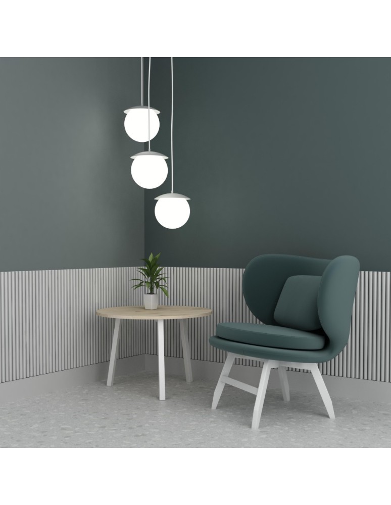 UMMO KUUL F3 potrójna biała sufitowa lampa wisząca KLF311P3