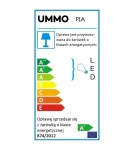 Lampy wiszące kule - UMMO PLAAT A BRASS czarna sufitowa lampa wisząca z mosiądzem PLA132P0 - product 7