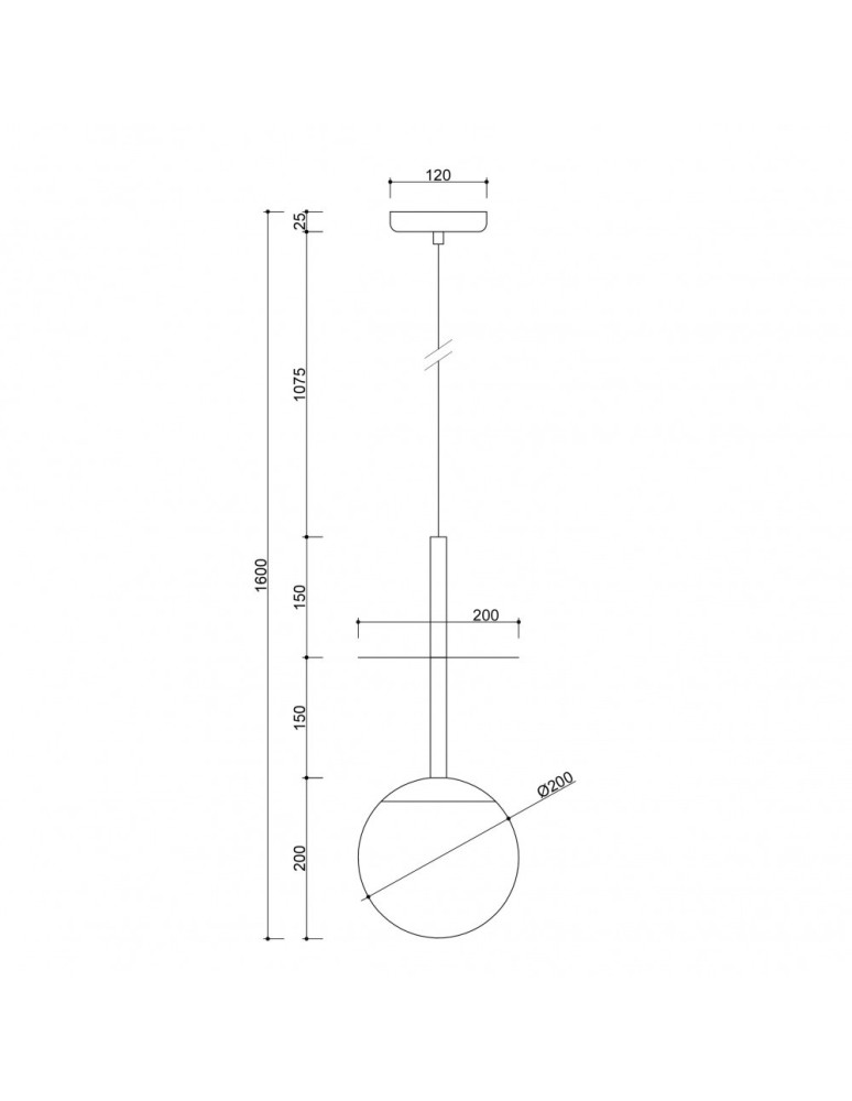 UMMO PLAAT A BRASS biała sufitowa lampa wisząca z mosiądzem PLA131P0