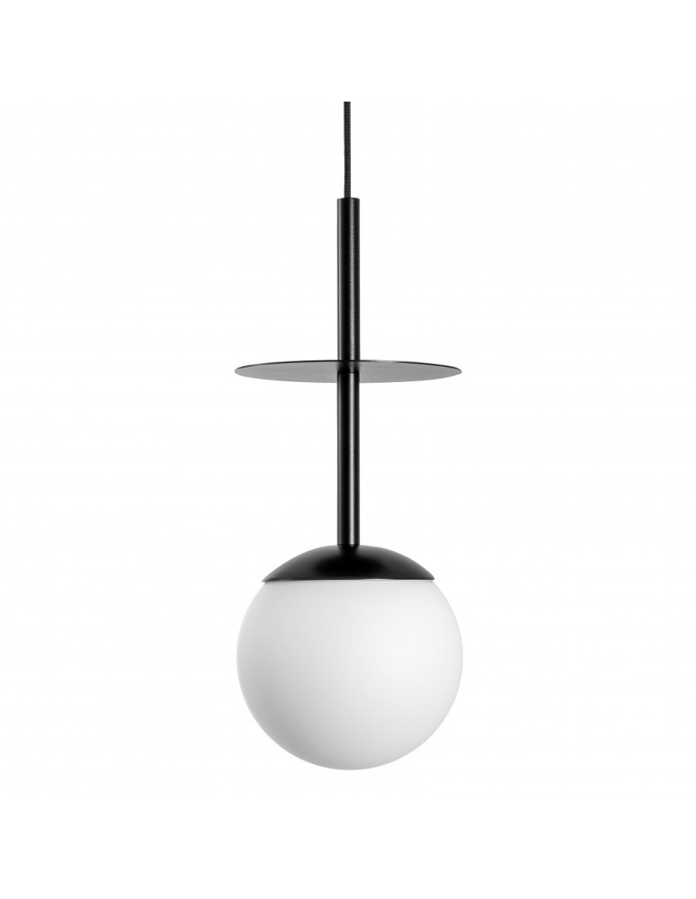 Lampy wiszące kule - UMMO PLAAT A czarna sufitowa lampa wisząca PLA122P0 - produkt kolory-swiatla.pl 1