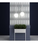 Lampy wiszące kule - UMMO PLAAT A biała sufitowa lampa wisząca PLA111P0 - product 4
