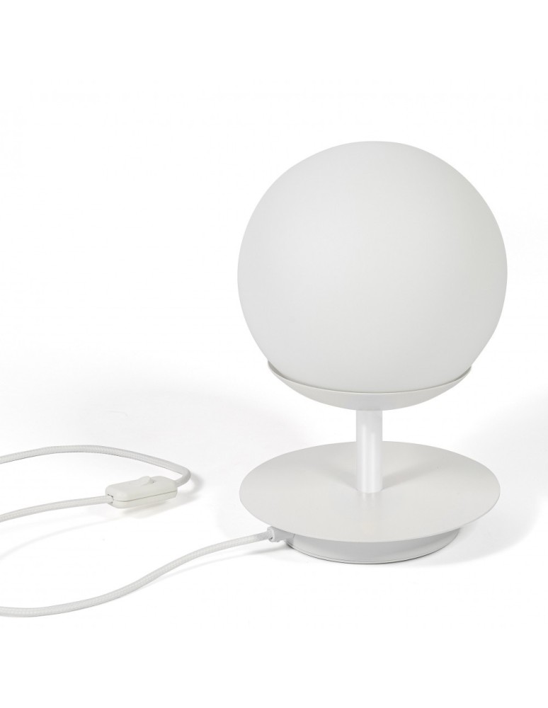Lampki nocne - UMMO PLAAT ST biała lampa stołowa PLS111P1 - produkt kolory-swiatla.pl 1