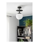 Lampy sufitowe - UMMO PLAAT B czarna lampa przysufitowa / plafon PLB12003 - produkt 2