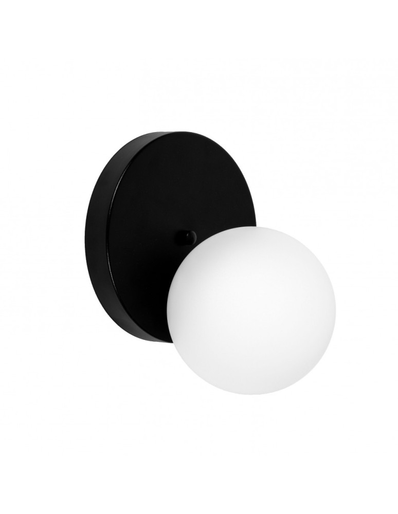 Kinkiety w stylu skandynawskim - UMMO REFA A czarna lampa ścienna / kinkiet RFA12000 - produkt kolory-swiatla.pl 1