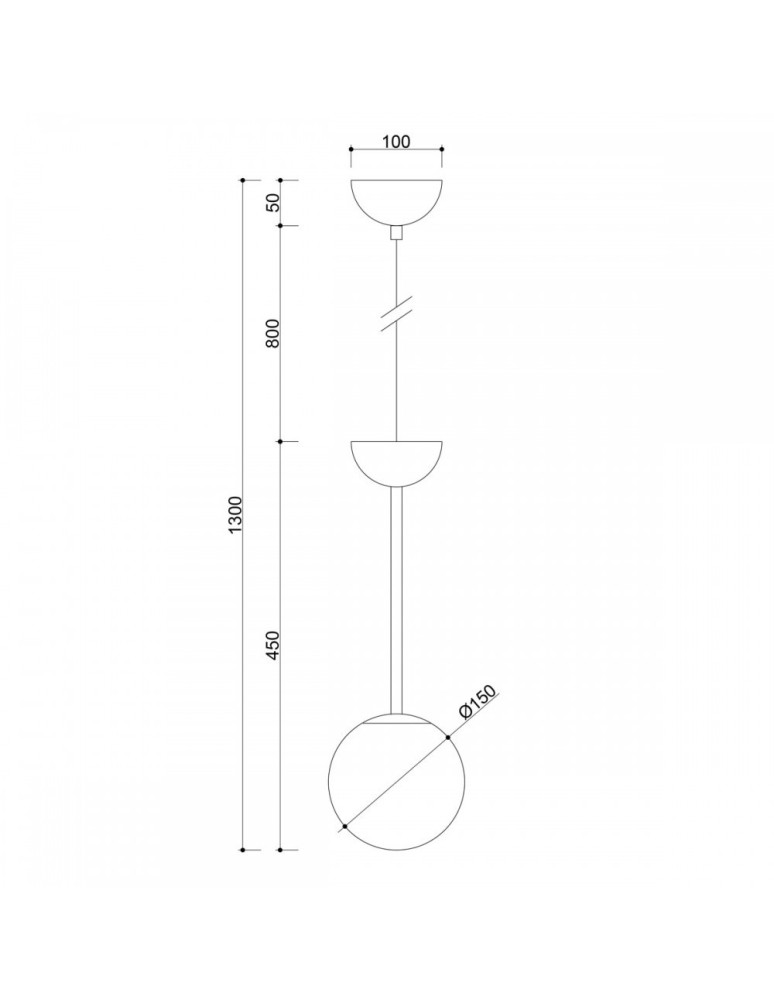 UMMO GLADIO biała sufitowa lampa wisząca GLA111P0