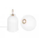 Lampki nocne - UMMO LUOTI ST biała lampa stołowa LUS111P1 - produkt 5