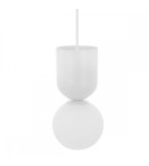 Lampy wiszące - UMMO LUOTI biała sufitowa lampa wisząca LUA111P0 - produkt 1