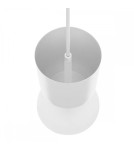 Lampy wiszące - UMMO LUOTI biała sufitowa lampa wisząca LUA111P0 - produkt 3