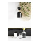 Lampy wiszące - UMMO SUPURU czarna sufitowa lampa wisząca z mosiężną rurką SUA132P0 - product 3