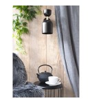 Kinkiety w stylu skandynawskim - UMMO SUPURU czarna lampa ścienna / kinkiet z mosiężną rurką SUK13020 - product 2
