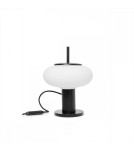 Lampki nocne - UMMO TORNI ST czarna lampa stołowa TOS122P1 - produkt 1