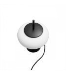 Lampki nocne - UMMO TORNI ST czarna lampa stołowa TOS122P1 - produkt 3