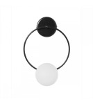 Kinkiety - UMMO FUPPU B czarna lampa ścienna / kinkiet FPB12000 - product 1