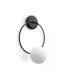 Kinkiety - UMMO FUPPU B czarna lampa ścienna / kinkiet FPB12000 - product 2