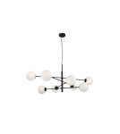 Lampy wiszące - AZzardo OVIEDO 8 8xG9 Czarny Wisząca AZ4422 - produkt 1