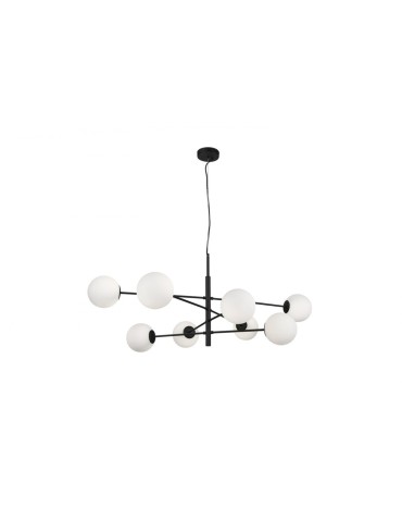 AZzardo OVIEDO 8 8xG9 Czarny Wisząca AZ4422
