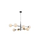 Lampy wiszące - AZzardo OVIEDO 8 8xG9 Czarny Wisząca AZ4422 - produkt 2