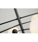 Lampy wiszące - AZzardo OVIEDO 8 8xG9 Czarny Wisząca AZ4422 - produkt 5