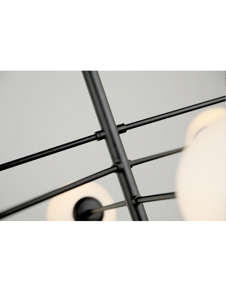AZzardo OVIEDO 8 8xG9 Czarny Wisząca AZ4422