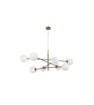 Lampy wiszące - AZzardo OVIEDO 8 8xG9 Złoty/Czarny Wisząca AZ4423 - produkt 1