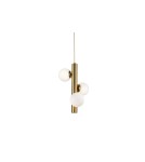 Lampy wiszące - AZzardo CORTEGA 3xG9 Złoty Wisząca AZ4425 - produkt 2