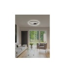 Lampy sufitowe nowoczesne - AZzardo HALO TOP 80 LED 55W 4700lm 3000K Czarny Sufitowa AZ4703 - produkt 3