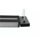 Lampy wiszące LED - Azzardo FLASH 130 LED 54W 4400lm 3000K Czarny Wisząca AZ4416 - produkt 5