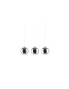 Azzardo SILVER BALL 3 LINE 3xE27 Chrom Wisząca AZ4751