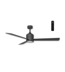 Wentylatory z oświetleniem - Azzardo VINCA LED 18W 1400lm 3000K-5500K Czarny Sufitowa/Wiatrak AZ4454 - product 2