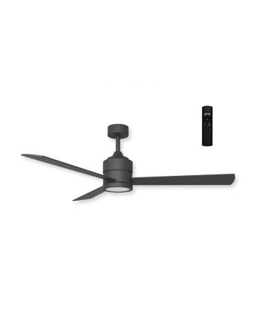 Azzardo VINCA LED 18W 1400lm 3000K-5500K Czarny Sufitowa/Wiatrak AZ4454 - product 2