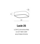 Plafony - Azzardo LUCIE 25 LED 3xE27 Czarny Sufitowa AZ4146 - produkt 2