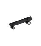 Lampy sufitowe łazienkowe - Azzardo NOEMIE 2 2xGU10 IP44 Czarny Sufitowa AZ4137 - product 1