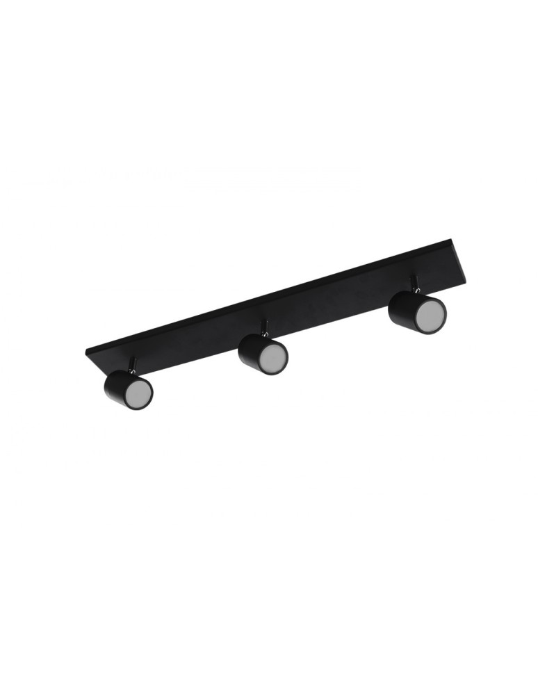 Lampy sufitowe łazienkowe - Azzardo NOEMIE 3 3xGU10 IP44 Czarny Sufitowa AZ4138 - produkt kolory-swiatla.pl 1
