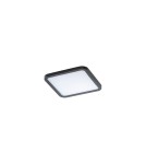 Lampy wpuszczane z kloszem hermetyczne - Azzardo SLIM SQUARE 15 LED 12W 1000lm 4000K IP44 Czarny Wpuszczana AZ4377 - product 1