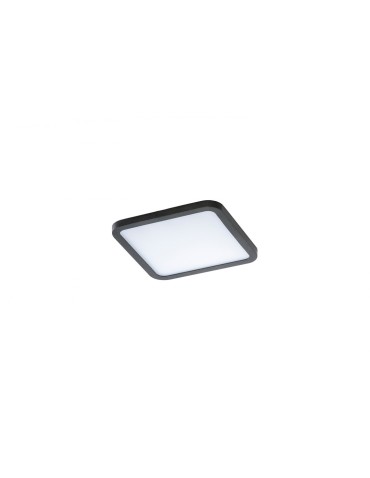 Azzardo SLIM SQUARE 15 LED 12W 1000lm 4000K IP44 Czarny Wpuszczana AZ4377