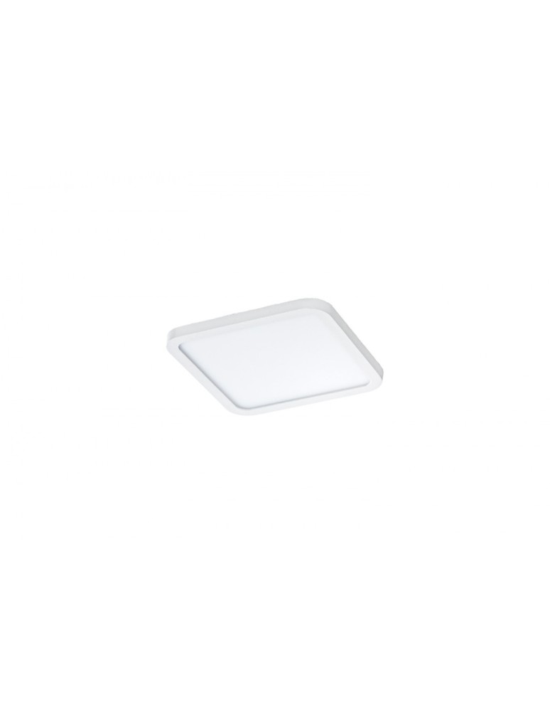 Lampy wpuszczane z kloszem hermetyczne - Azzardo SLIM SQUARE 15 LED 12W 1000lm 4000K IP44 Biały Wpuszczana AZ4378 - produkt kolory-swiatla.pl 1