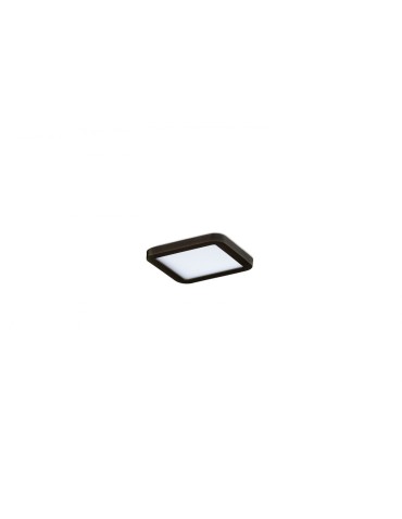 Azzardo SLIM SQUARE 22 LED 24W 2000lm 3000K IP44 Czarny Wpuszczana AZ4169