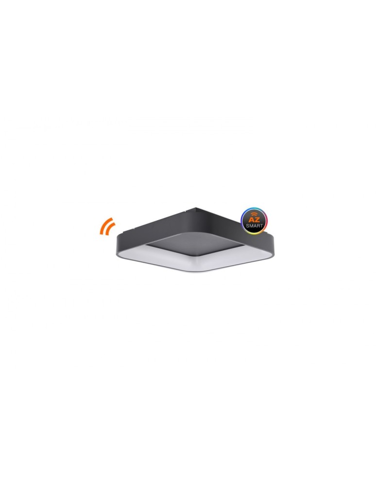 Lampy sufitowe nowoczesne - Azzardo SOLVENT S TOP CCT SMART 60 42W 3300lm 3000K-6000K Czarny Sufitowa AZ4005 - produkt kolory-swiatla.pl 1