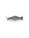 Azzardo SOLVENT S TOP CCT SMART 80 92W 4700lm 3000K-6000K Szary Sufitowa AZ4010