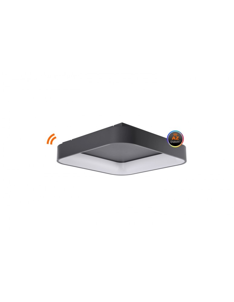 Lampy sufitowe nowoczesne - Azzardo SOLVENT S TOP CCT SMART 80 92W 4700lm 3000K-6000K Czarny Sufitowa AZ4008 - produkt kolory-swiatla.pl 1
