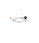 Lampy wiszące ze sterowaniem - Azzardo SOLVENT S CCT SMART 60 42W 3300lm 3000K-6000K Biały Wisząca AZ3982 - product 1