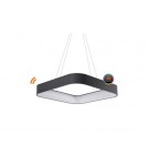 Lampy wiszące ze sterowaniem - Azzardo SOLVENT S CCT SMART 80 92W 4700lm 3000K-6000K Szary Wisząca AZ3986 - product 1