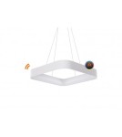 Lampy wiszące ze sterowaniem - Azzardo SOLVENT S CCT SMART 80 92W 4700lm 3000K-6000K Biały Wisząca AZ3985 - product 1