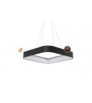 Lampy wiszące ze sterowaniem - Azzardo SOLVENT S CCT SMART 80 92W 4700lm 3000K-6000K Czarny Wisząca AZ3984 - product 1