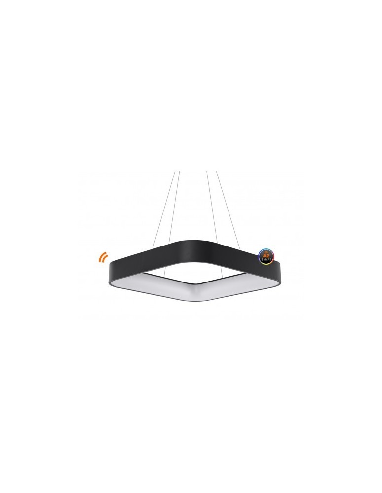 Lampy wiszące ze sterowaniem - Azzardo SOLVENT S CCT SMART 110 120W 7700lm 3000K-6000K Czarny Wisząca AZ3987 - produkt kolory-swiatla.pl 1