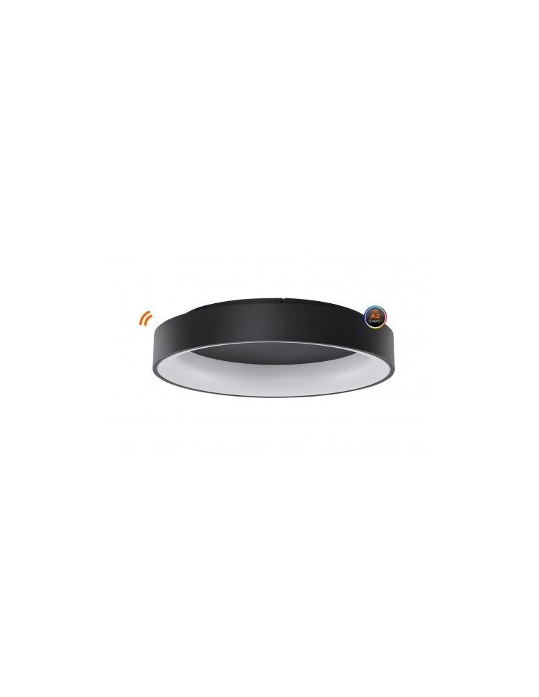 Lampy sufitowe nowoczesne - Azzardo SOLVENT R TOP CCT SMART 80 92W 4700lm 3000K-6000K Czarny Sufitowa AZ3996 - produkt kolory-swiatla.pl 1