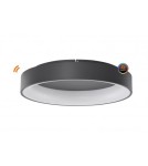 Lampy sufitowe nowoczesne - Azzardo SOLVENT R TOP CCT SMART 110 120W 7700lm 3000K-6000K Szary Sufitowa AZ4001 - product 1
