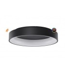 Lampy sufitowe nowoczesne - Azzardo SOLVENT R TOP CCT SMART 110 120W 7700lm 3000K-6000K Czarny Sufitowa AZ3999 - product 1